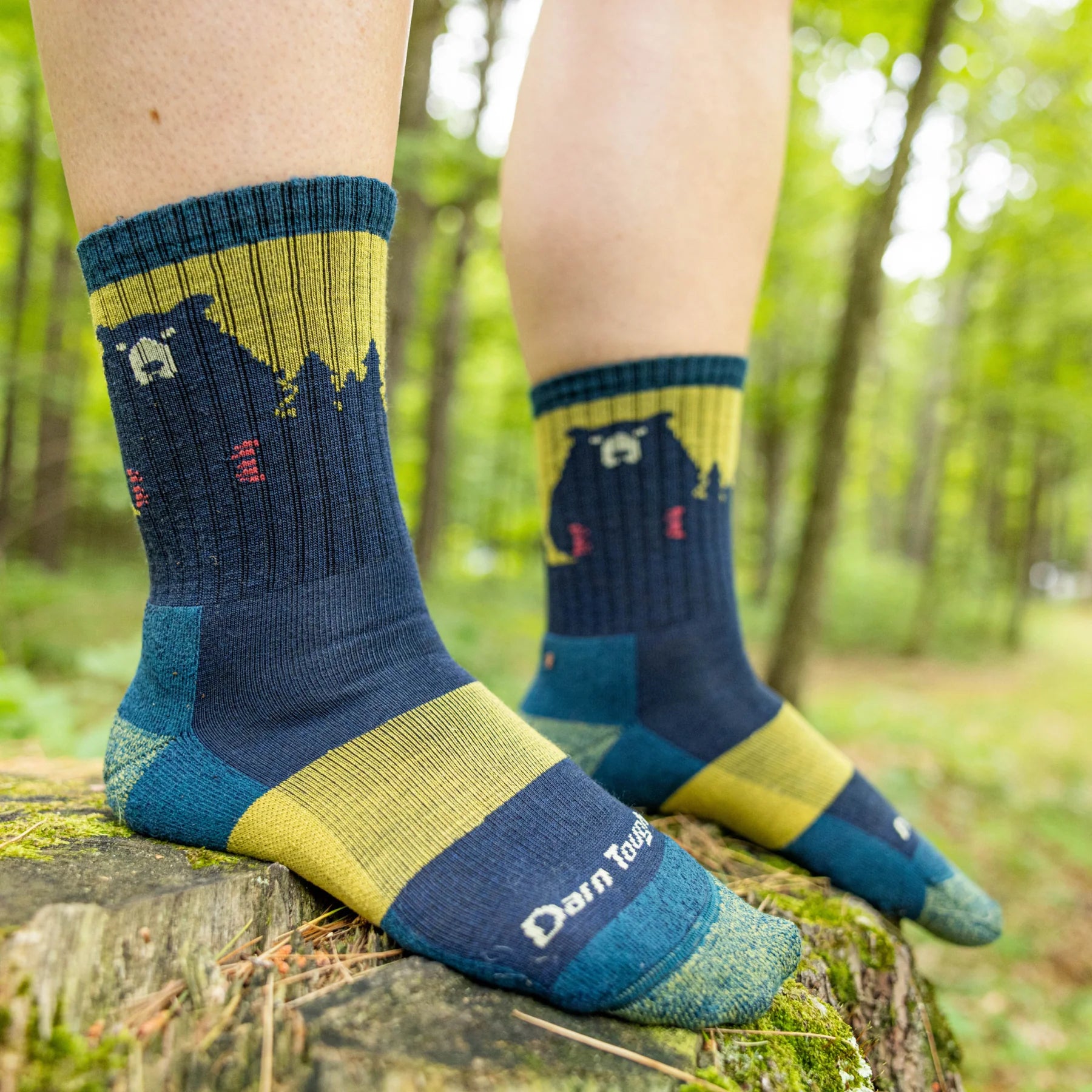 Women's Bear Town Micro Crew Lightweight Hiking Sock | 1970