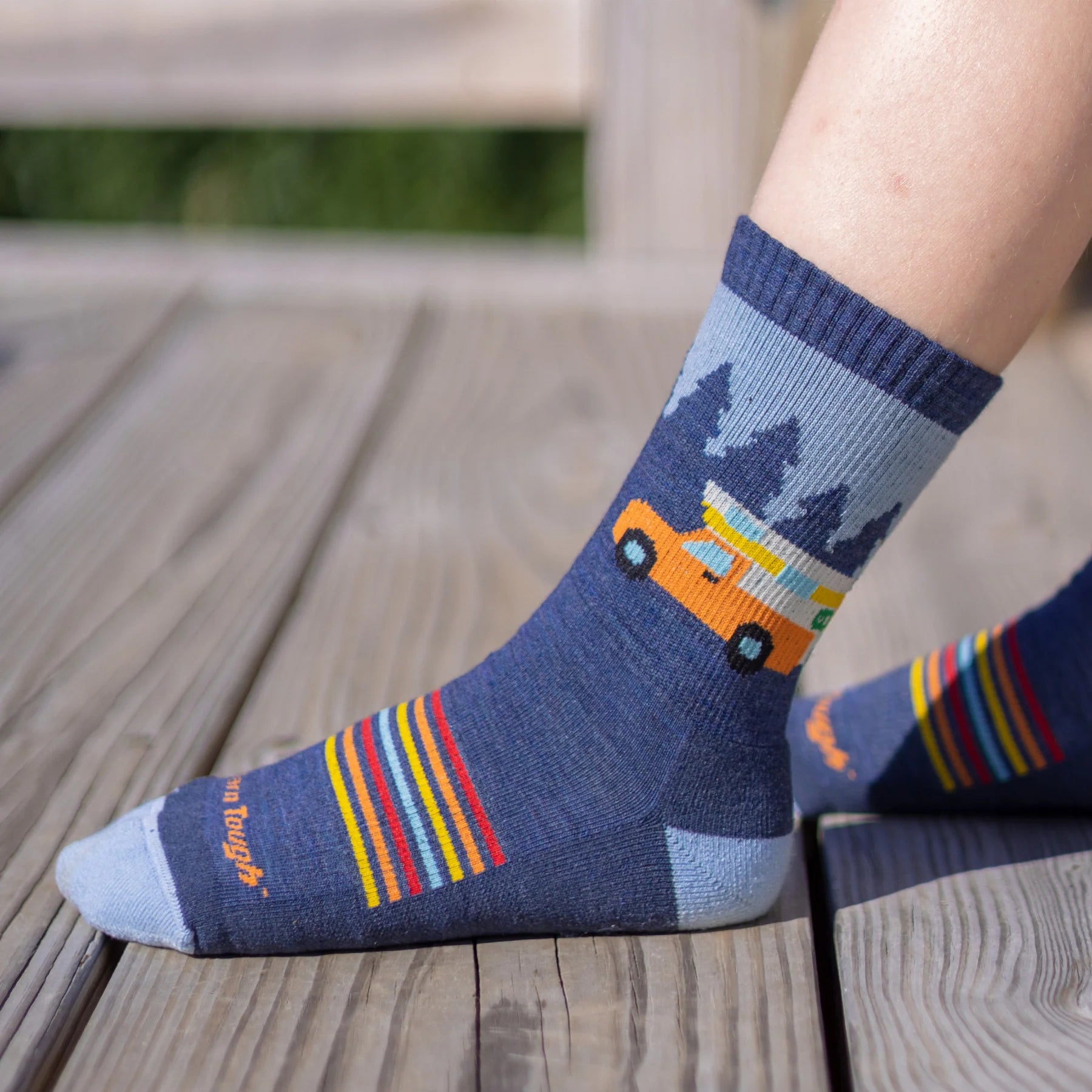 Kids Van Wild Micro Crew Lightweight Hiking Socks | 3037