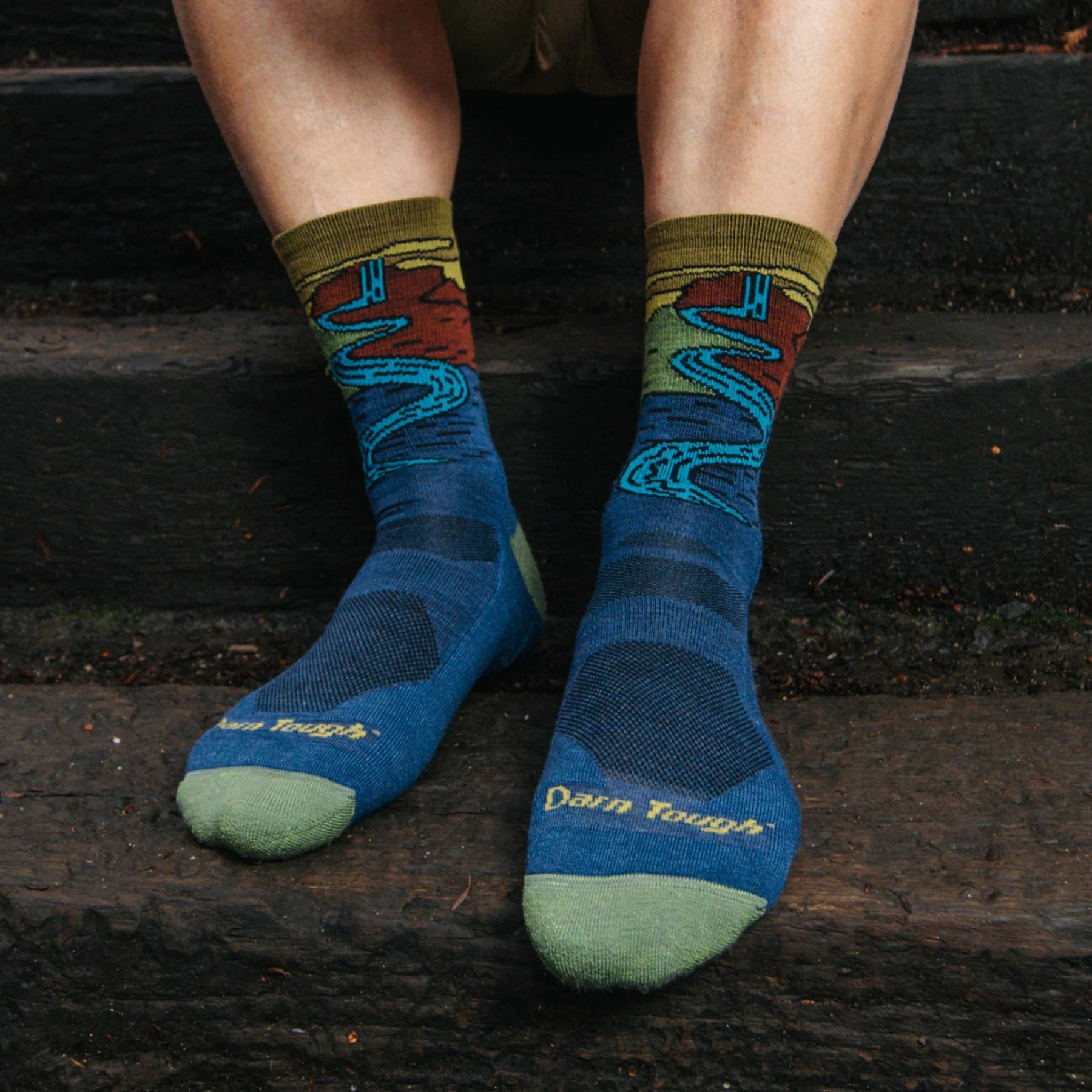 Men's Chasing Waterfalls Micro Crew Lightweight Hiking Sock | 5020
