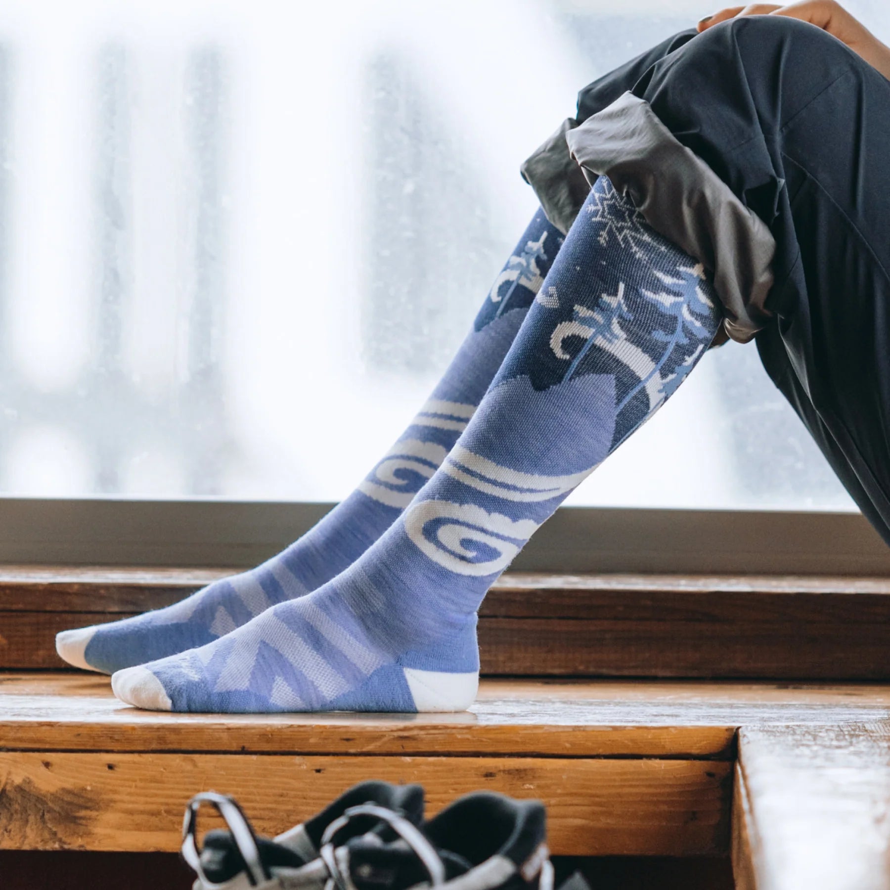 Women's Swirlwind Over-the-Calf Lightweight Sock | 8054