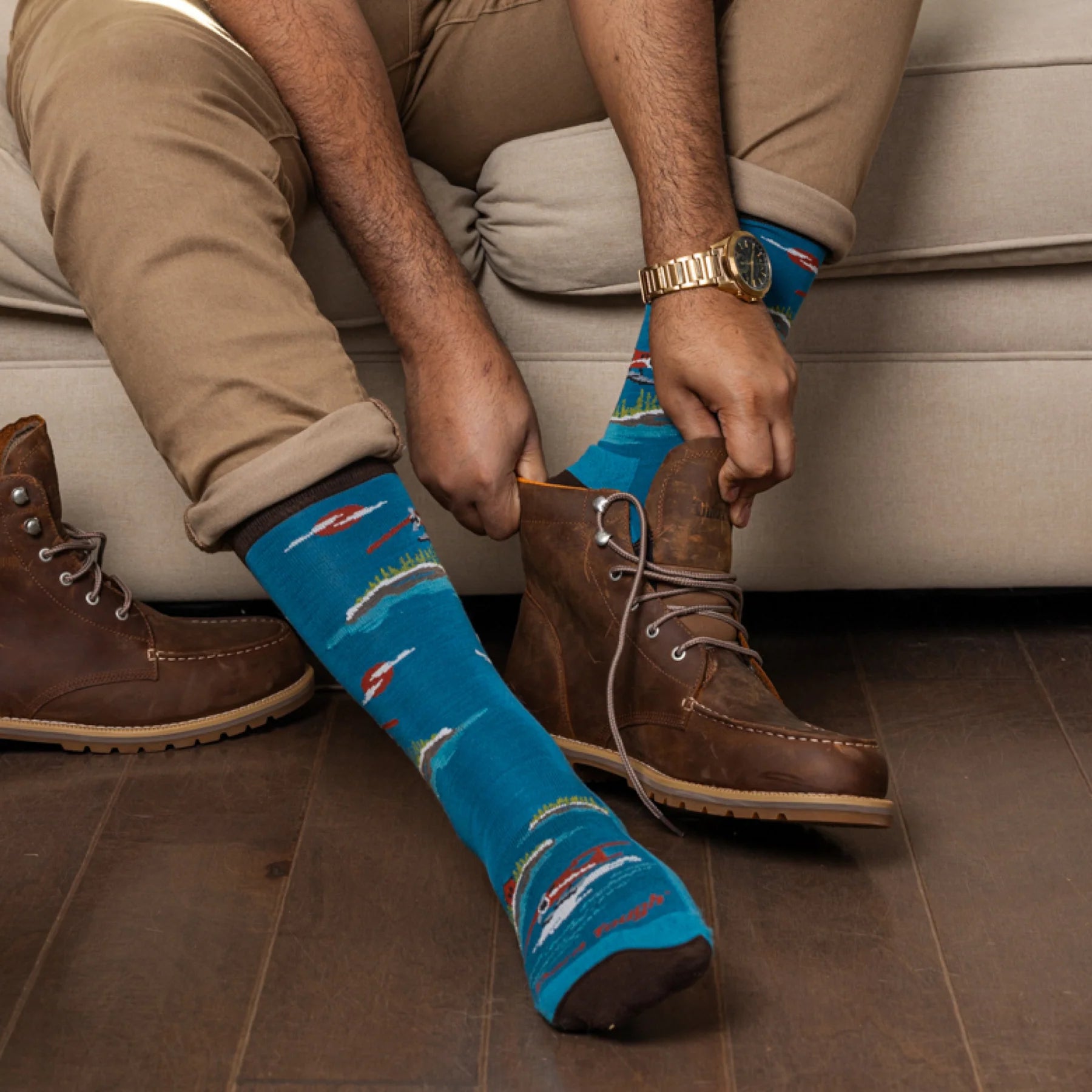 Men's Float Boat Crew Lightweight Lifestyle Sock | 6120