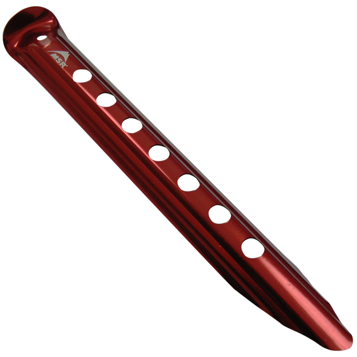 MSR Blizzard Tent Stake single red aluminum stake