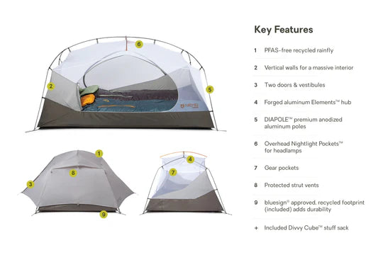 Aurora™ Backpacking Tent & Footprint