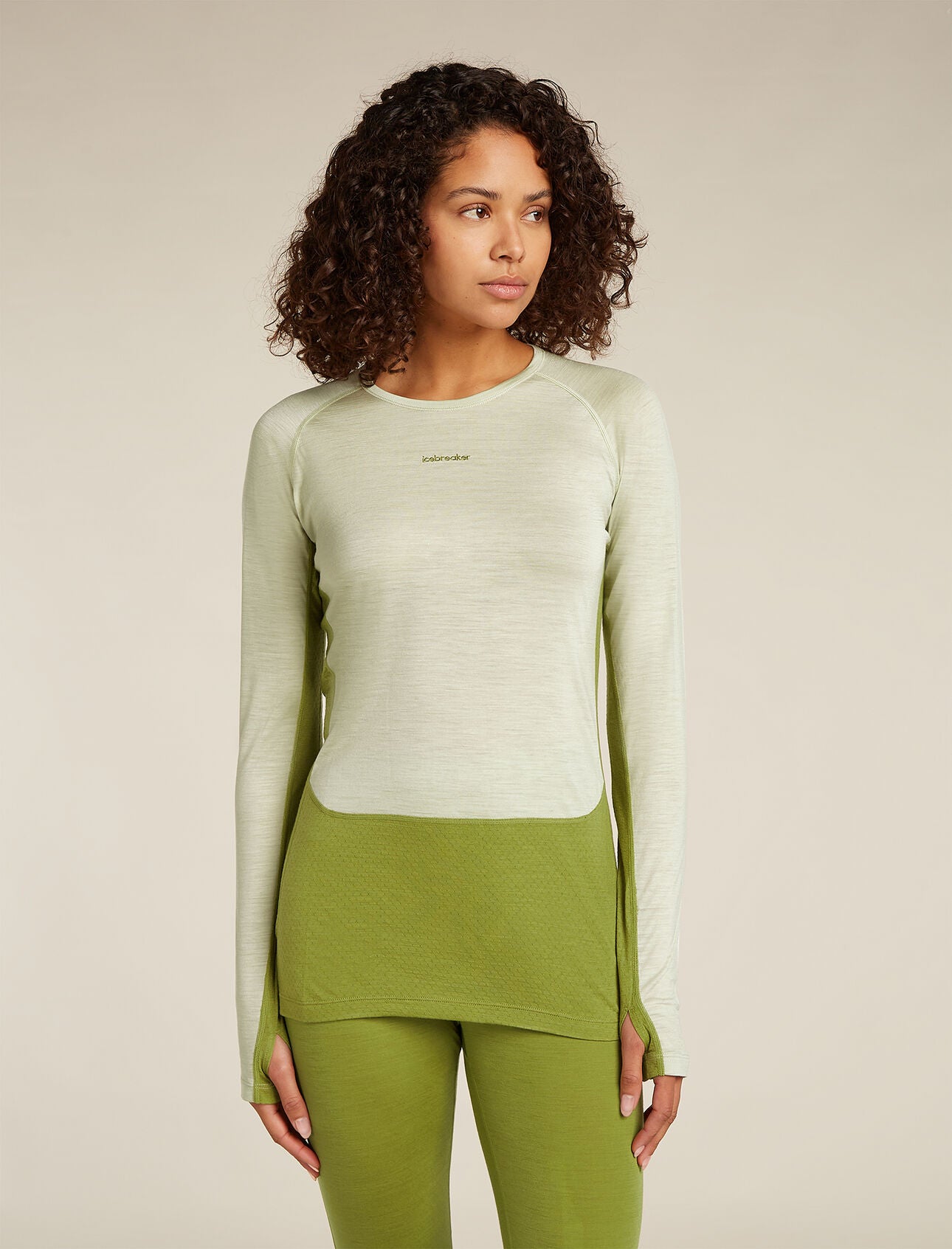 Womens Icebreaker Zoneknit™ Long Sleeve Crewe 125