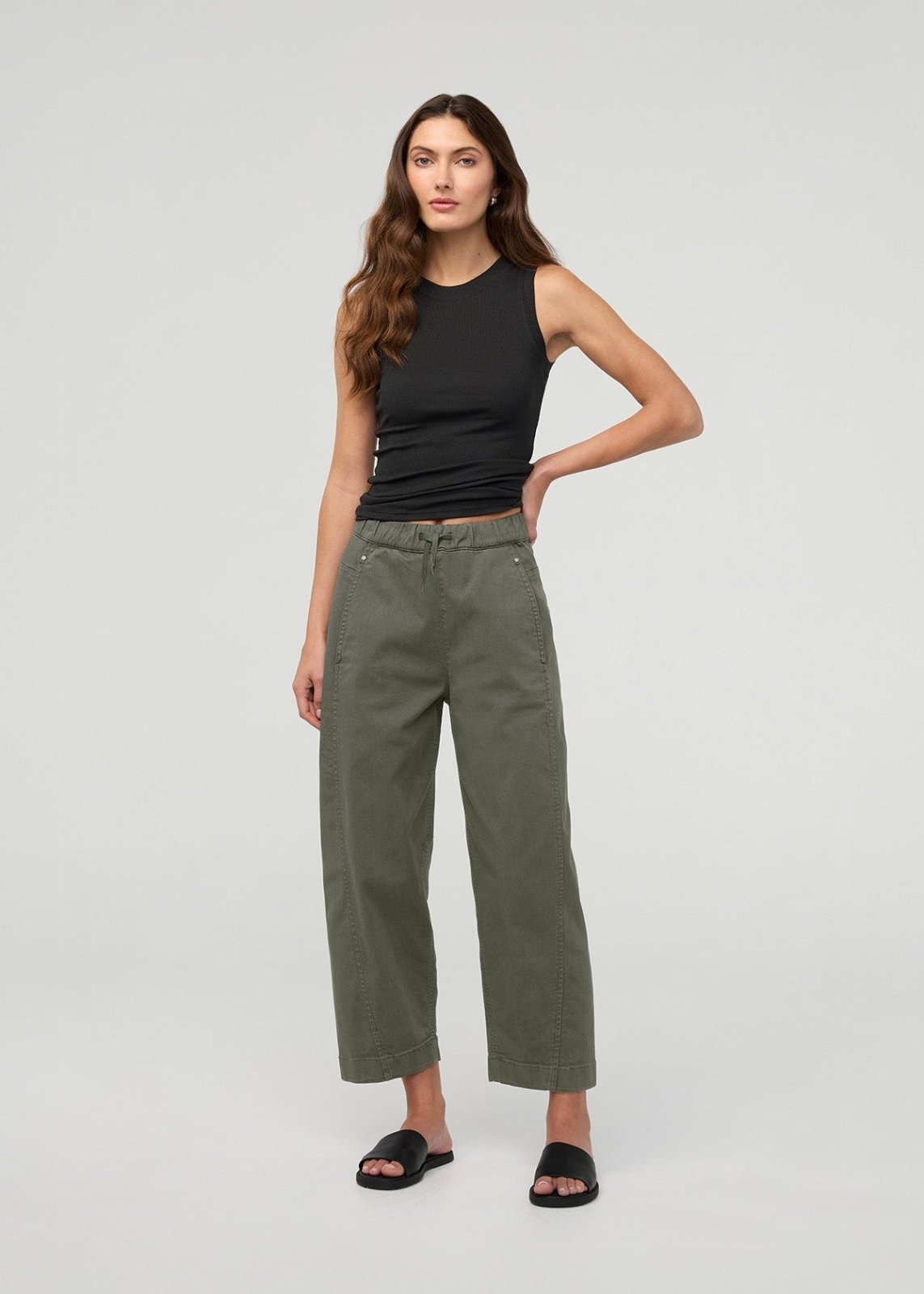 Women’s FlexTwill Barrel Pull On Pant - Thyme