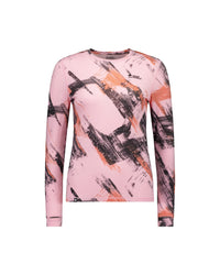 Mons Royale Women's Cascade Merino Base Layer Long Sleeve - Paintbrush Pink (view 2)