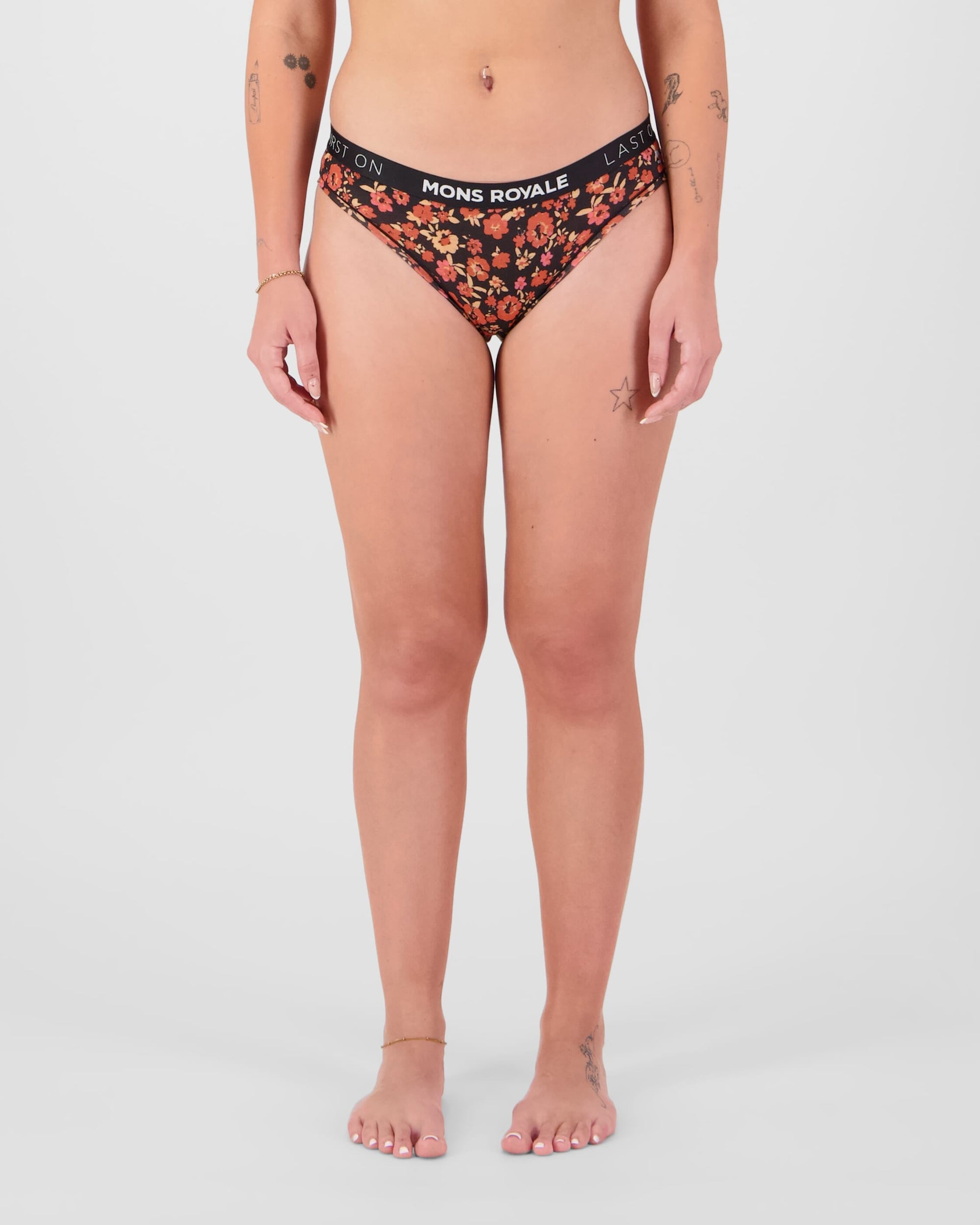 Mons Royale Women's Folo Merino Brief - Ditzy Camo