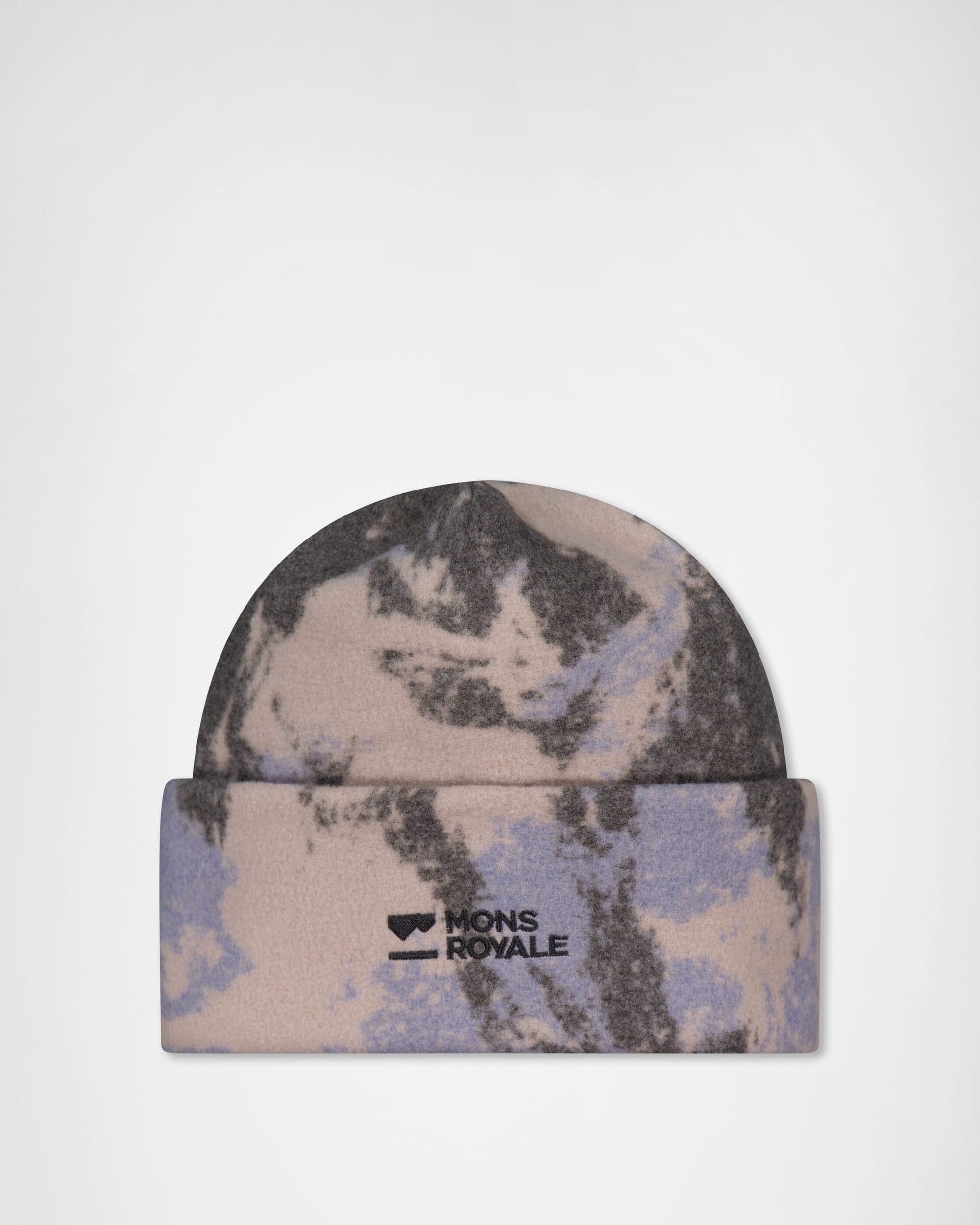 Mons Royale Pileup Wool Fleece Beanie - Mtn Camo Moonstone