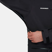 Mammut Haldigrat HS pocket detail, black
