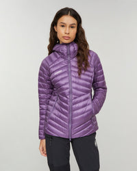 Mammut Women's Broad Peak IN Hooded Jacket front, worn