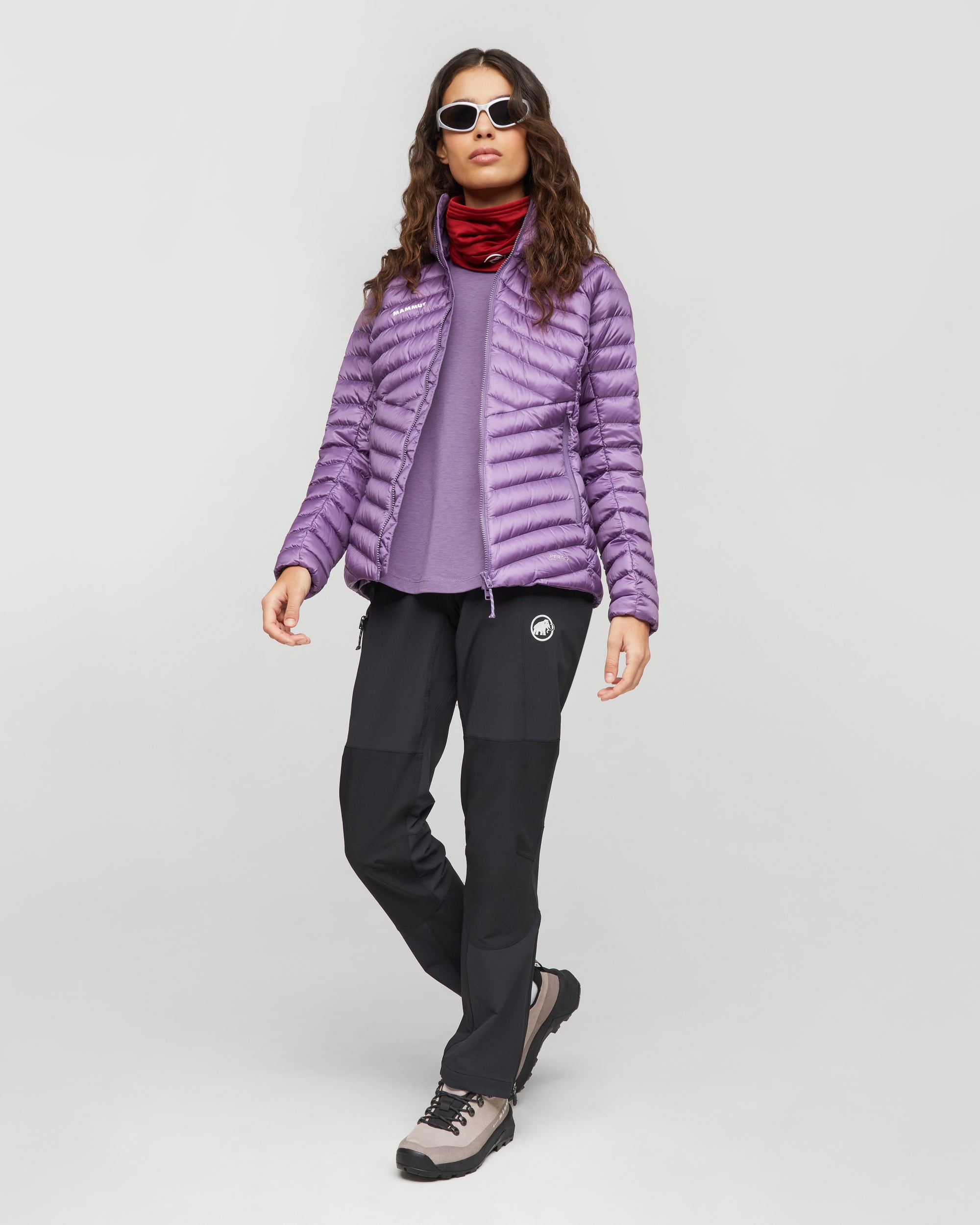 Mammut Women's Broad Peak IN Hooded Jacket outfit view