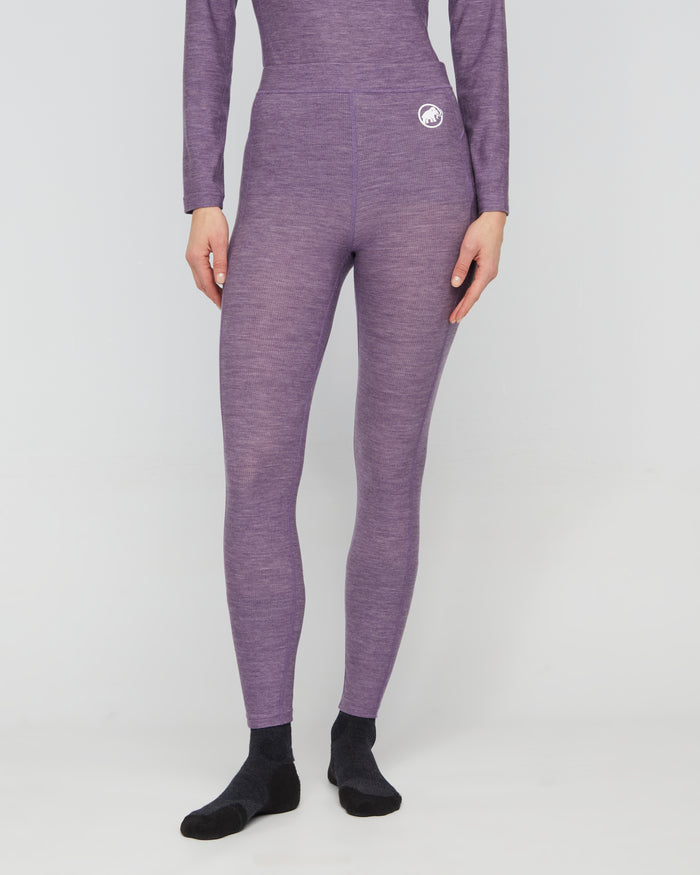 Mammut Women's Tree Wool Thermal Tights front, worn