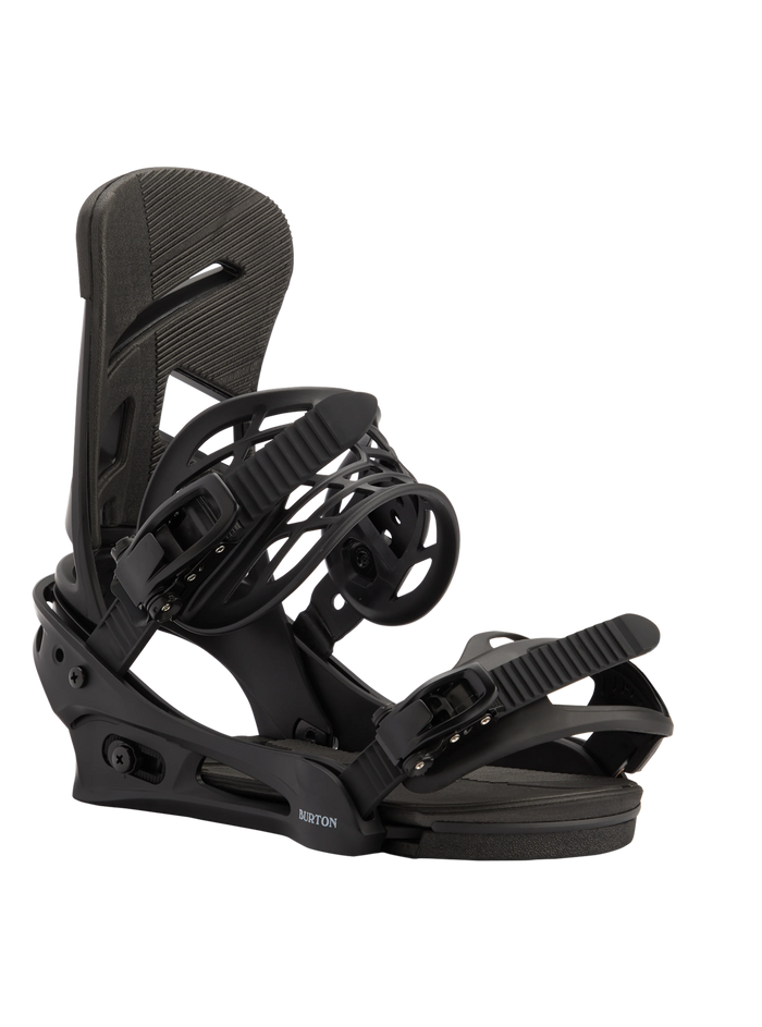 Burton Men's Mission Re:Flex binding side view, black