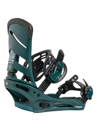 Burton Men's Mission Re:Flex snowboard binding in Atlantic Teal