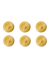 Burton Aluminum Stud Stomp Pad in gold