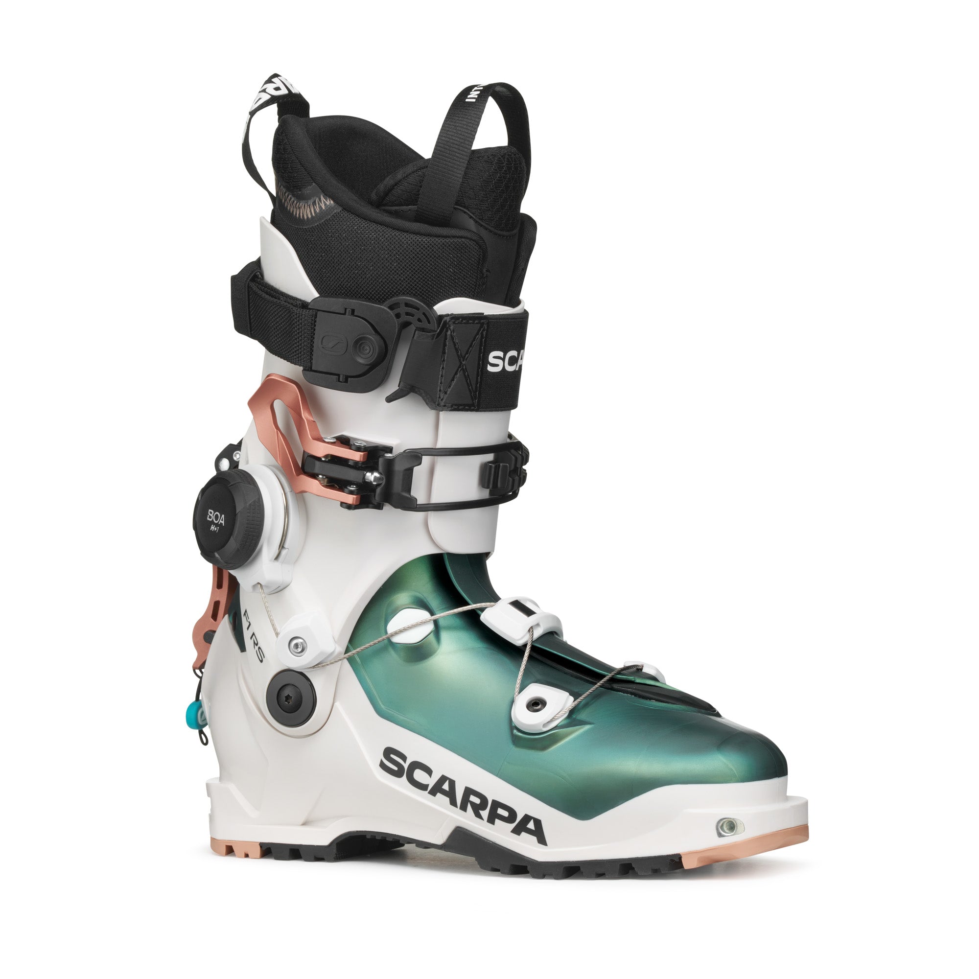 Scarpa F1 RS W, White/Rainbow Green
