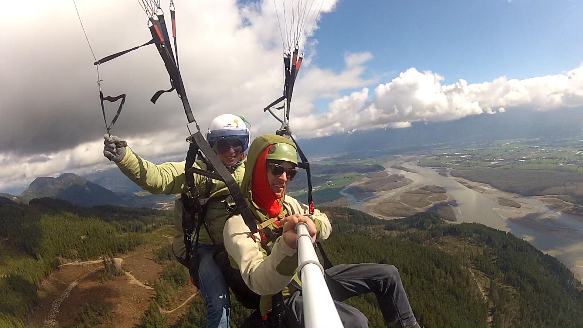 Tandem Paragliding Flight