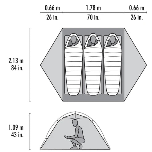 Elixir 3-Person Backpacking Tent