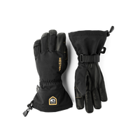 Hestra Army Leather GORE-TEX 5-finger glove, Black/Black