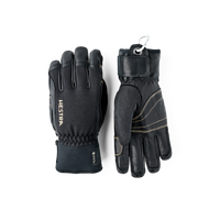 Hestra Army Leather GORE-TEX Short 5-Finger glove in Black