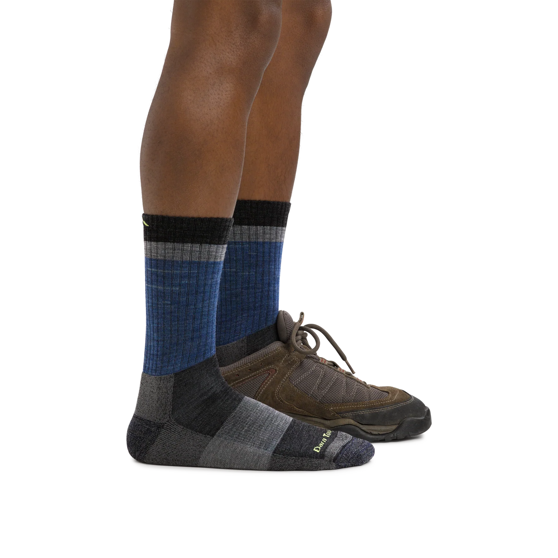 Men's Heady Stripe Micro Crew Lightweight Hiking Sock | 1924