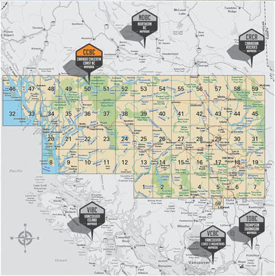 Cariboo Chilcotin Coast BC Mapbook 7th Edition