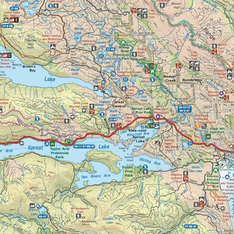 Vancouver Island South BC - Recreation Map 3rd Edition