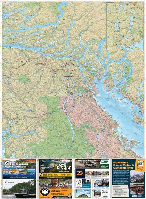 Vancouver Island North BC - Recreation Map 3rd Edition