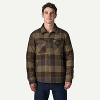 Men's Lightweight Insulated Fjord Flannel Shirt - Snow Owl: Basin Green