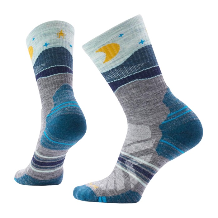 Smartwool Women's Hike Targeted Cushion Lunar Trek Crew Socks - Medium Gray