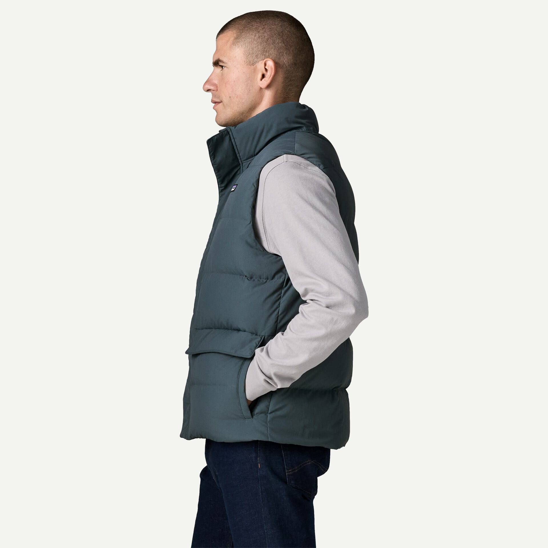 Men's Sisar Down Vest - Summit Blue