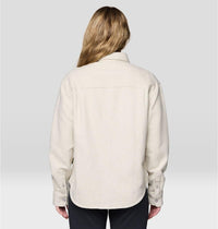 Women's Plusher Relaxed Long Sleeve Flannel in Stone Heather, image 2