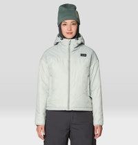 Mountain Hardwear Women's Après Pro Insulated Hooded Jacket - Gamma Grey
