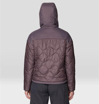 Women's Après Pro Insulated Hooded Jacket in Purple Sage, image 2