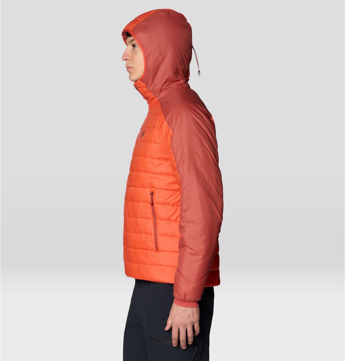 Men's Free Element Hooded Jacket in Mars Red, image 3