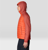 Men's Free Element Hooded Jacket in Mars Red, image 3