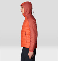 Men's Free Element Hooded Jacket in Mars Red, image 3