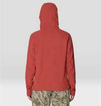 Women's Summit Grid Hoody in Mars Red, image 2