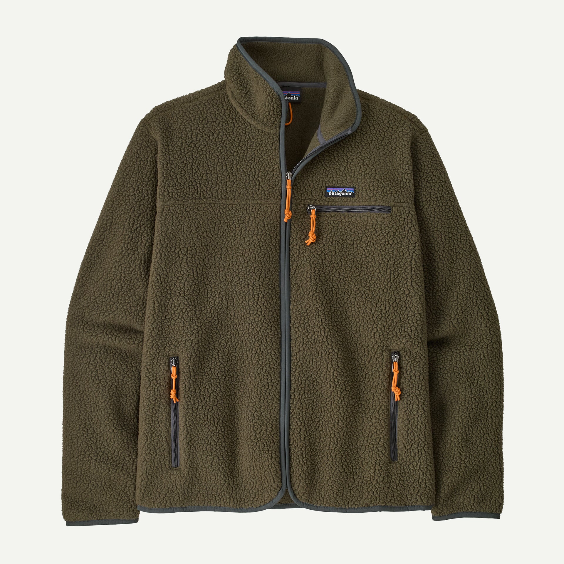 Men's Retro Pile Fleece Jacket - Basin Green