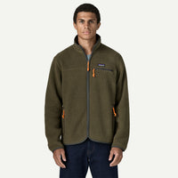 Men's Retro Pile Fleece Jacket - Basin Green