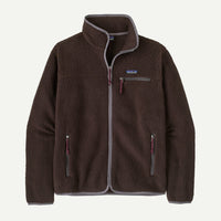Men's Retro Pile Fleece Jacket - Den Brown