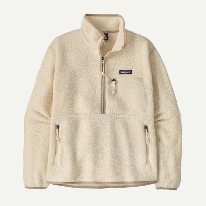 Women's Retro Pile Marsupial Fleece Pullover - Natural