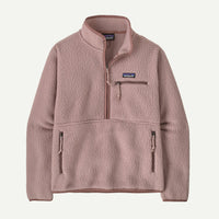 Women's Retro Pile Marsupial Fleece Pullover - Stingray Mauve