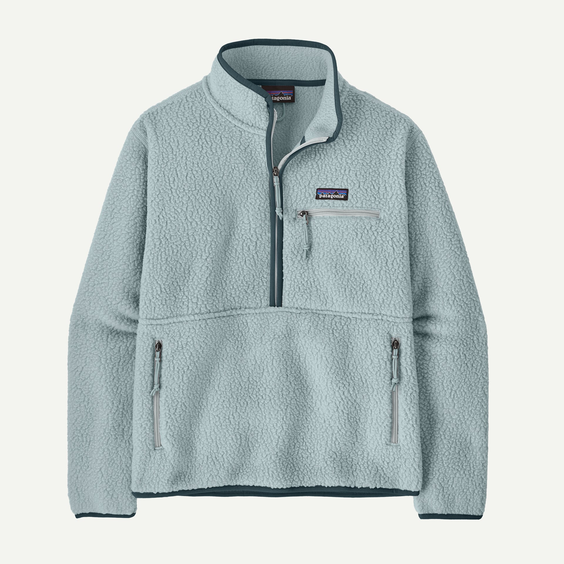 Women's Retro Pile Marsupial Fleece Pullover - Virtually Blue