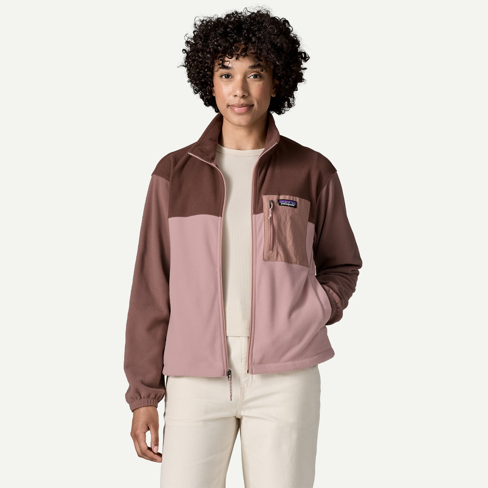 Women's Micro D® Fleece Patch Pocket Jacket
