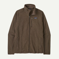 Men's Better Sweater Fleece Jacket - Marlow Brown Rib Knit