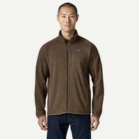 Men's Better Sweater Fleece Jacket - Marlow Brown Rib Knit
