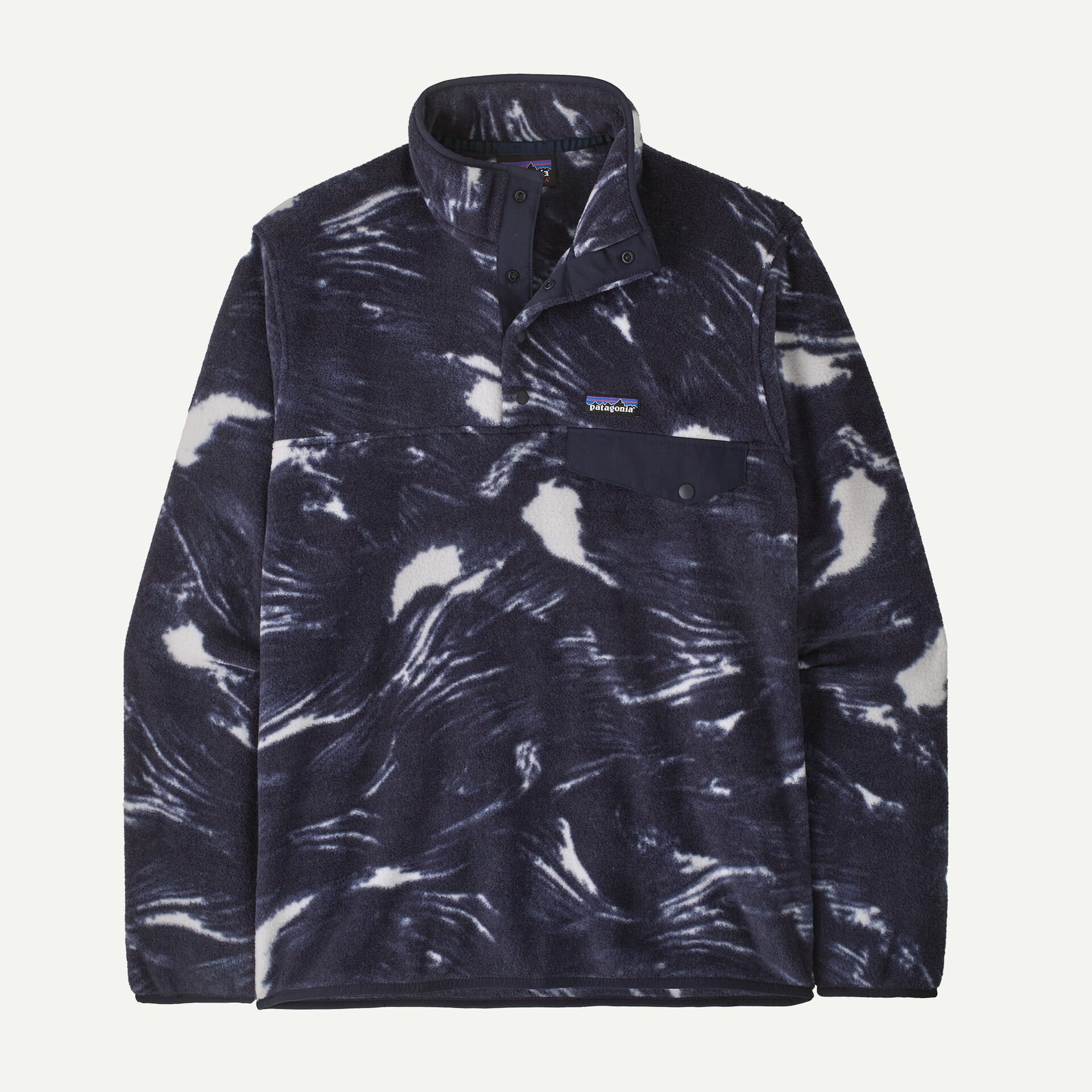 Men's Lightweight Synchilla® Snap-T® Fleece Pullover - Polar Breeze: Sunken Blue
