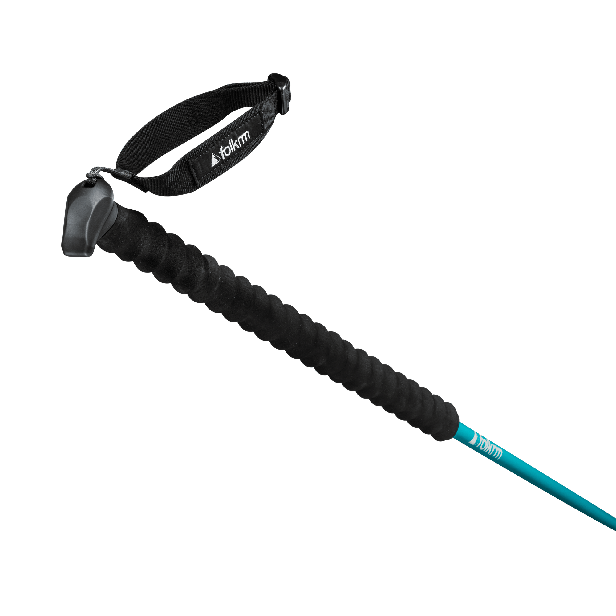 Folkrm Wy'east Ski Poles Glacier Blue detail