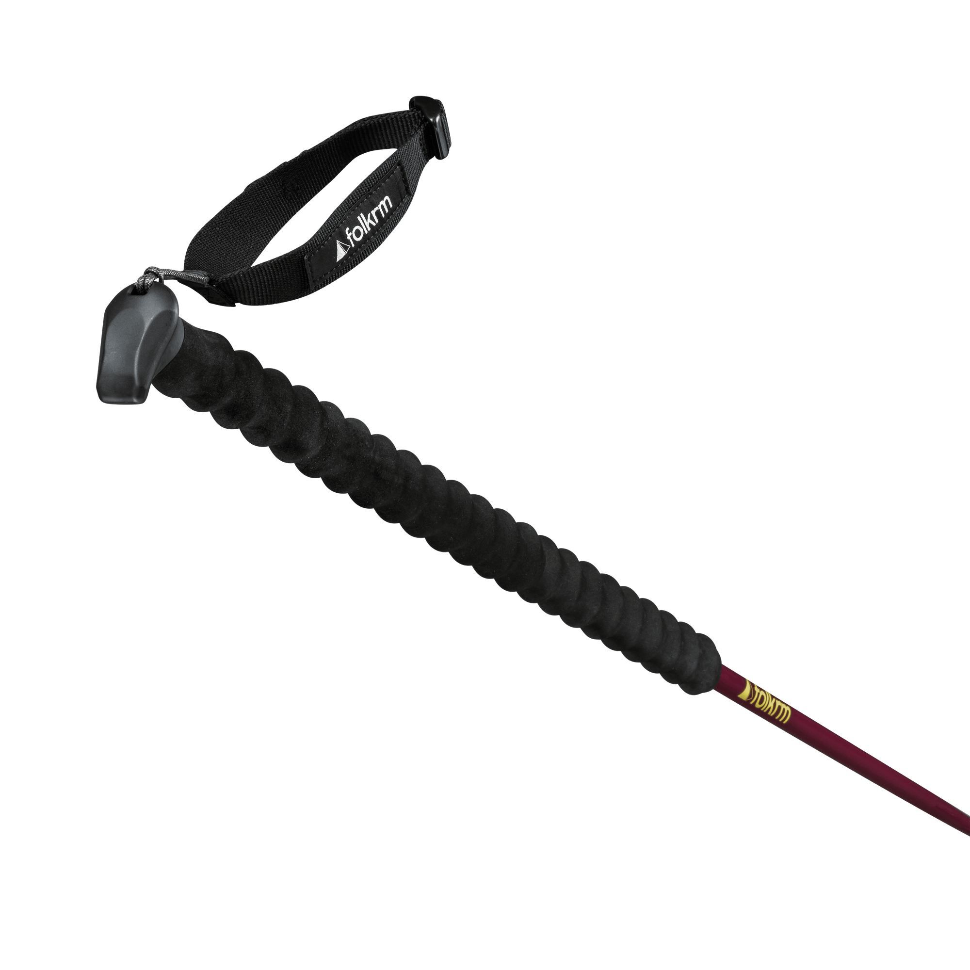 Folkrm Wy'east Ski Poles Huckleberry Purple detail